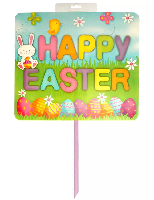 Happy Easter Lawn Sign