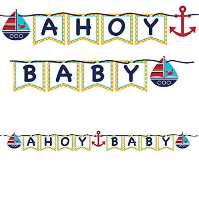 Ahoy Matey Baby Shower Banner