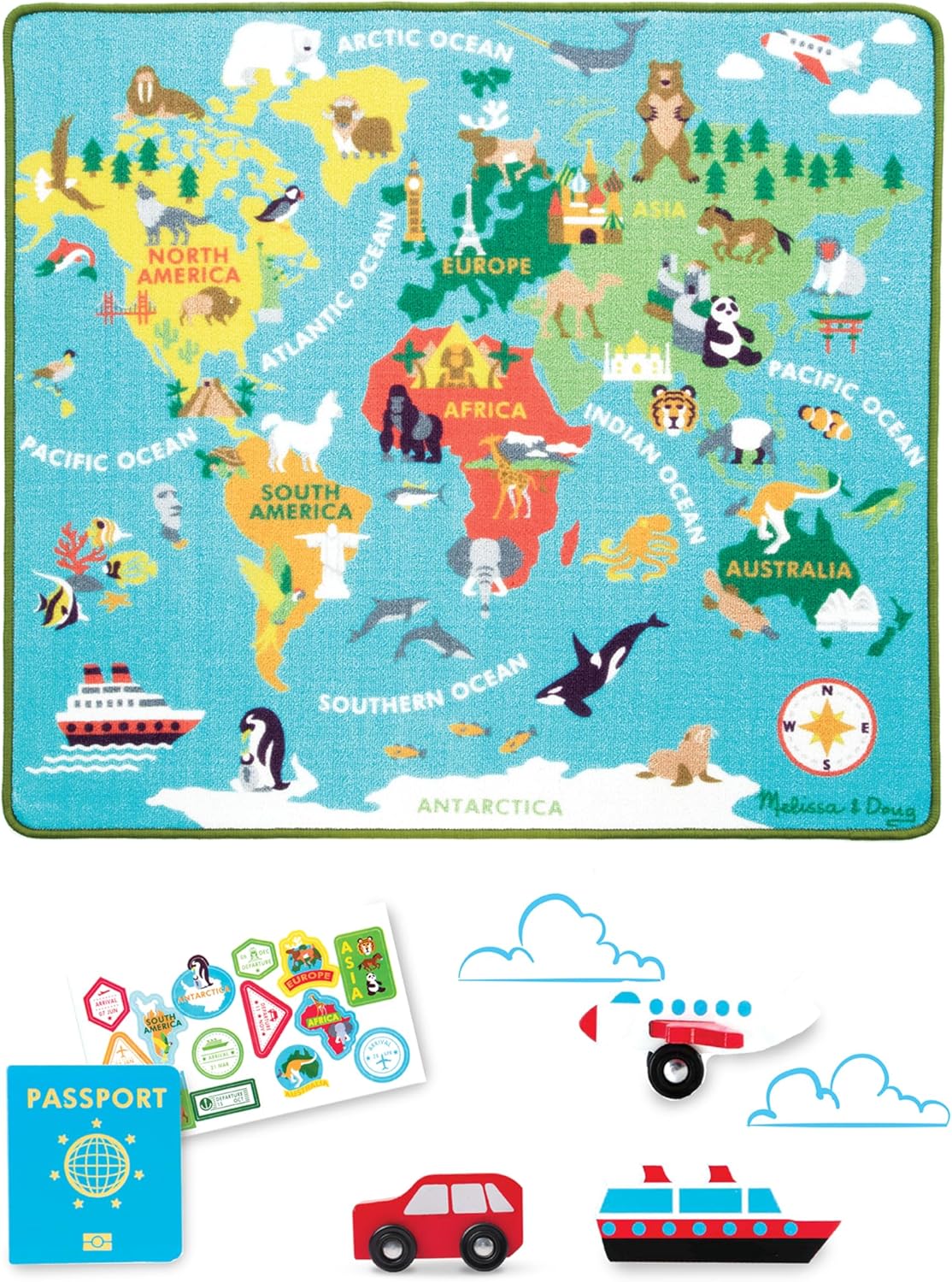 Round the World Travel Rug