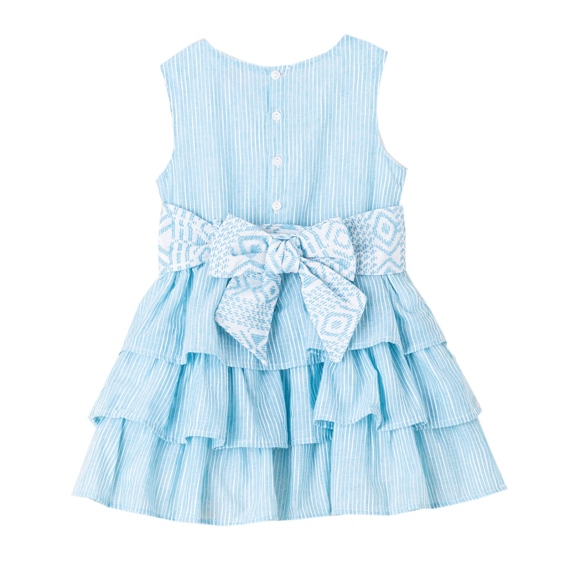 Newness Sleeveless Ruffle Dress MM41