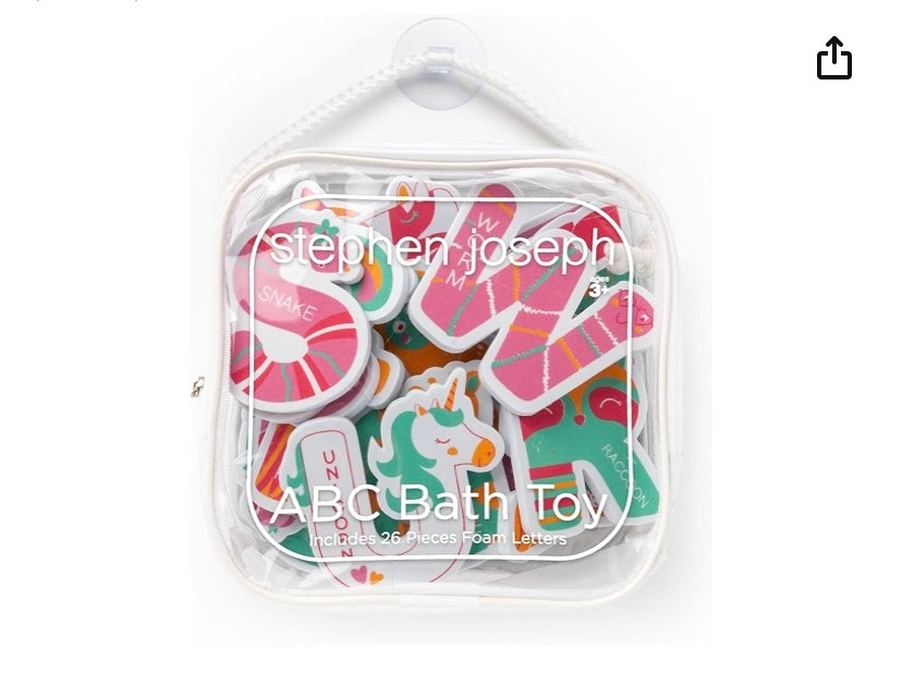 Stephen Joseph 35 piece ABC Foam Bath Toys