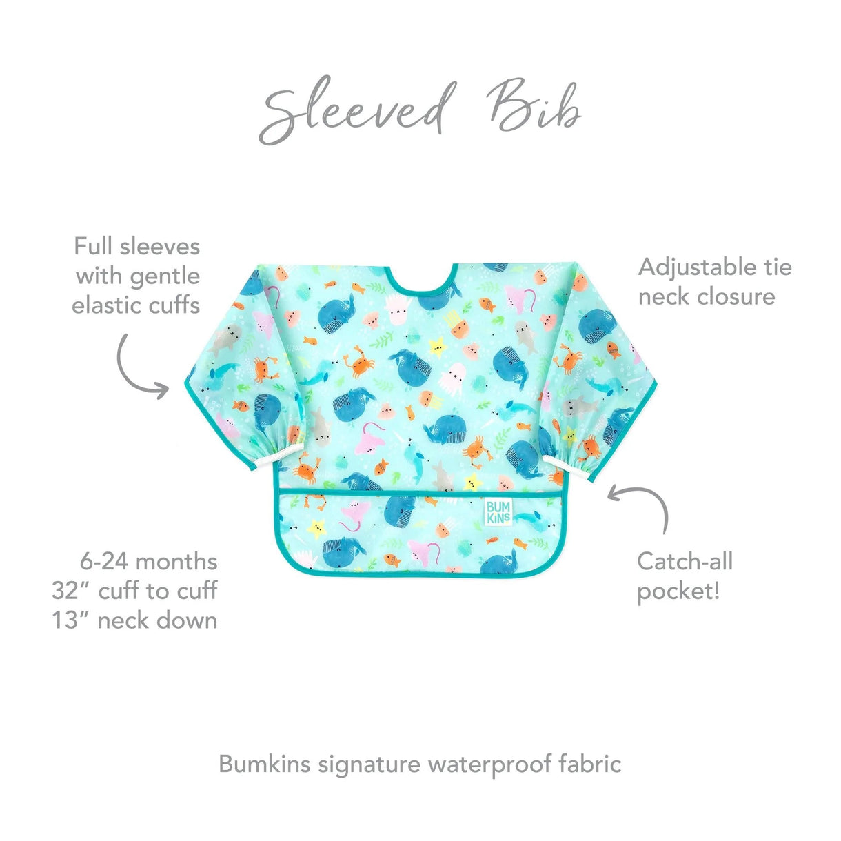 Bumkins Sleeved Bib