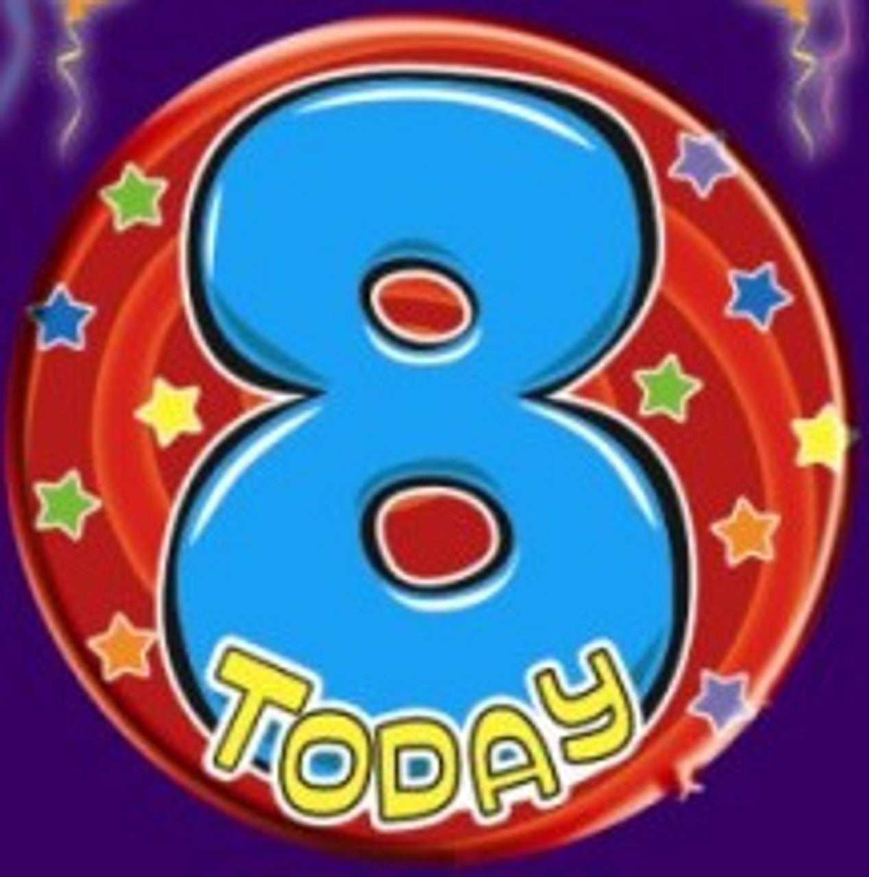 8th Birthday Badges
