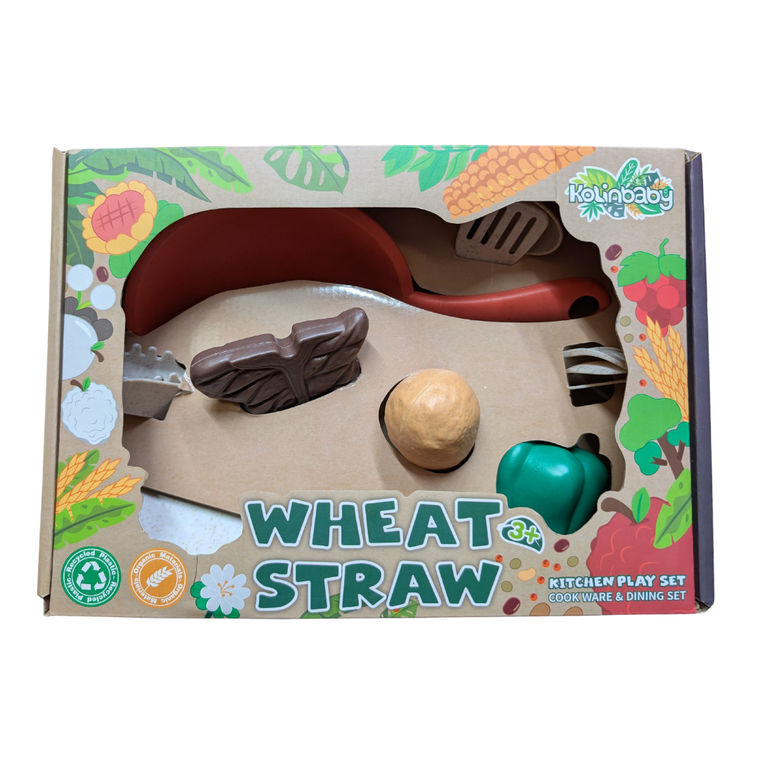 Steak Kitchen Playset - Kolinbaby Wheat Straw