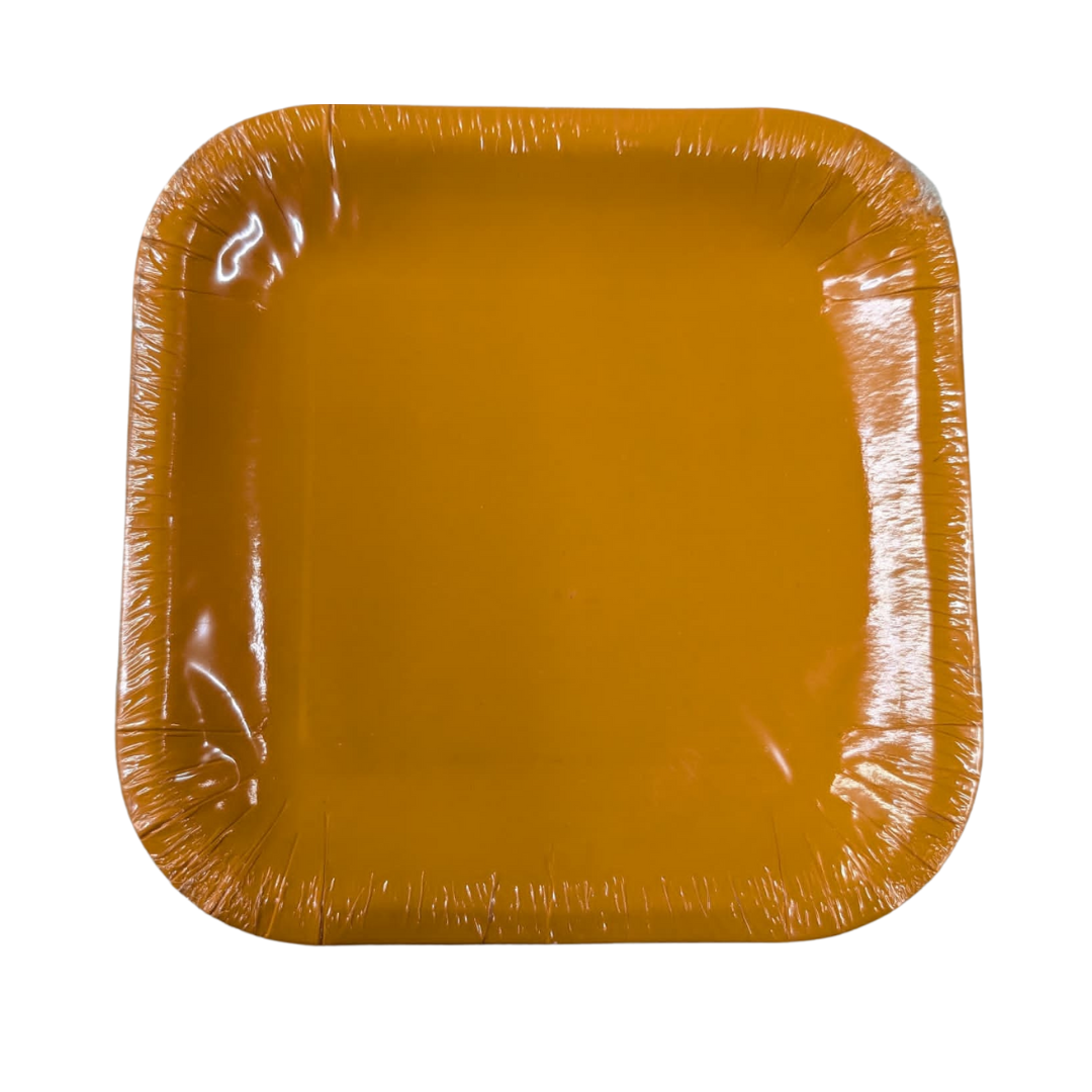 Orange Party Plates