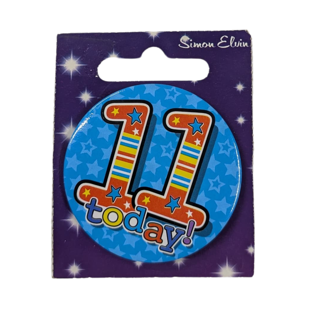11th Birthday Badges