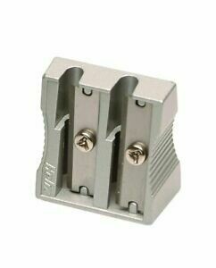 Helix Oxford Metal Double Barrel Pencil Sharpeners