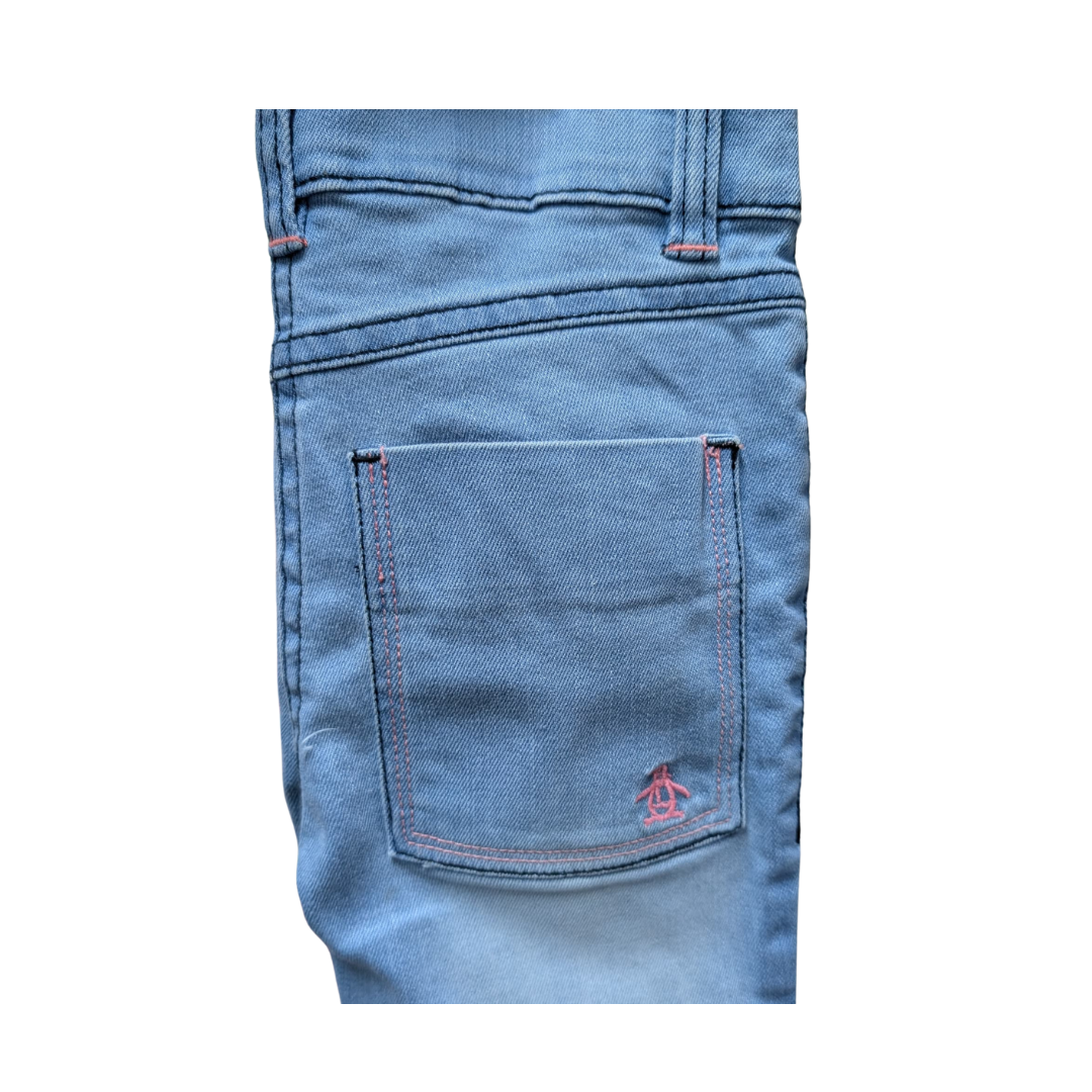 Penguin Pink Stitch Jeans MM58