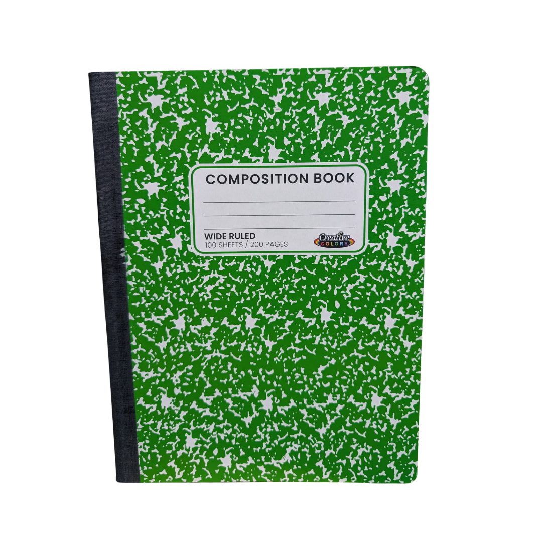 Wide Ruled Composition Books
