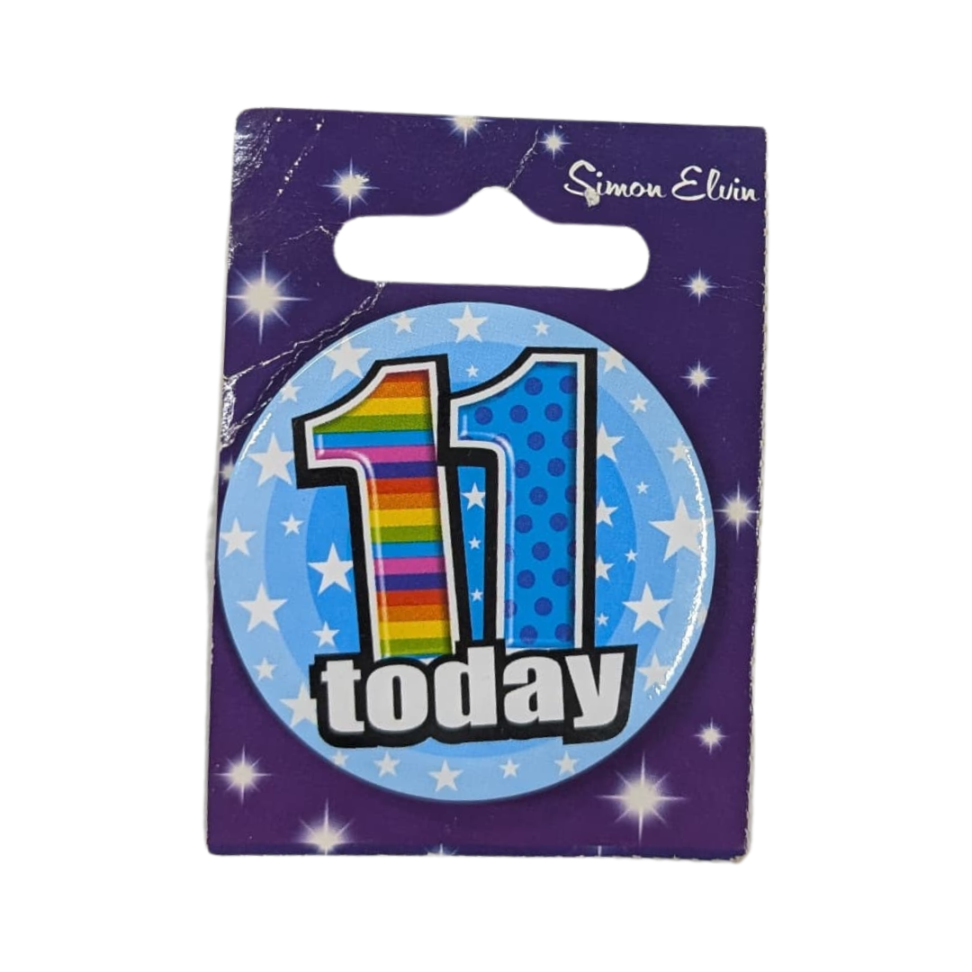 11th Birthday Badges
