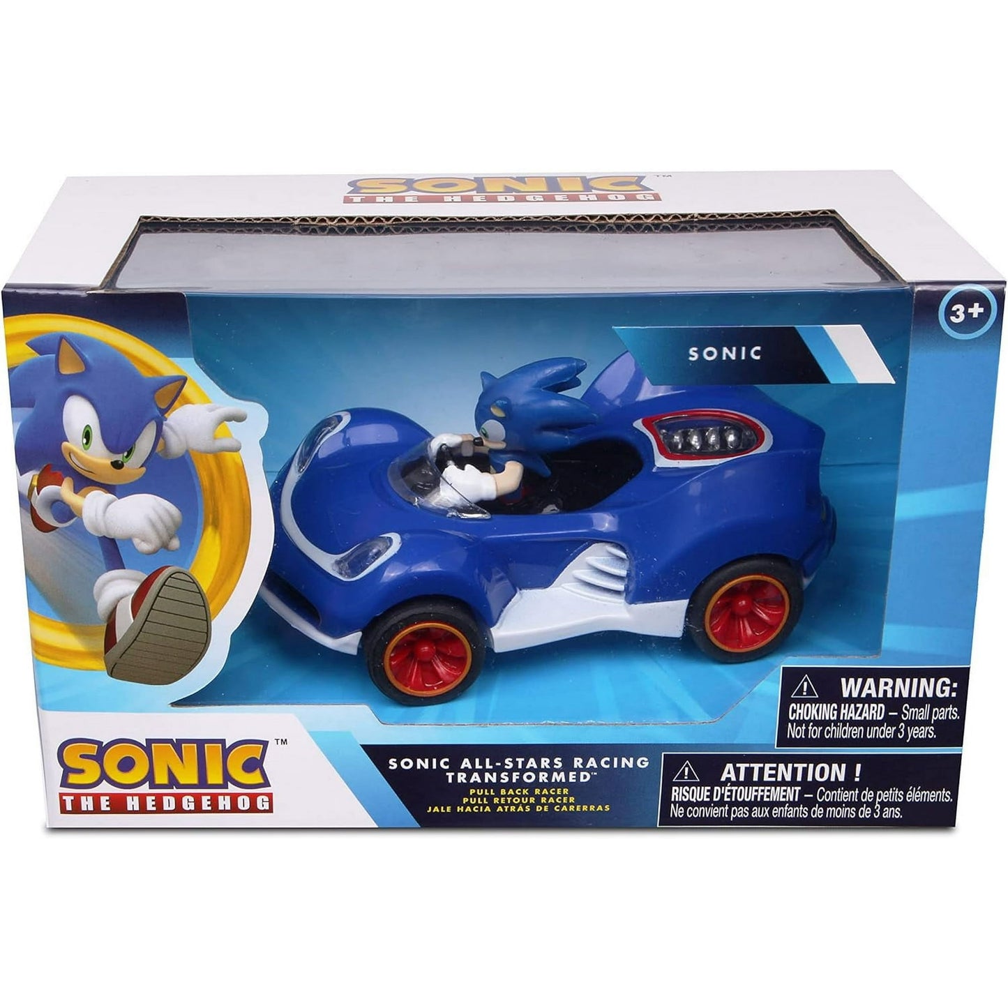 Sonic the Hedgehog All Stars Racing Transformed Pull Back Racer