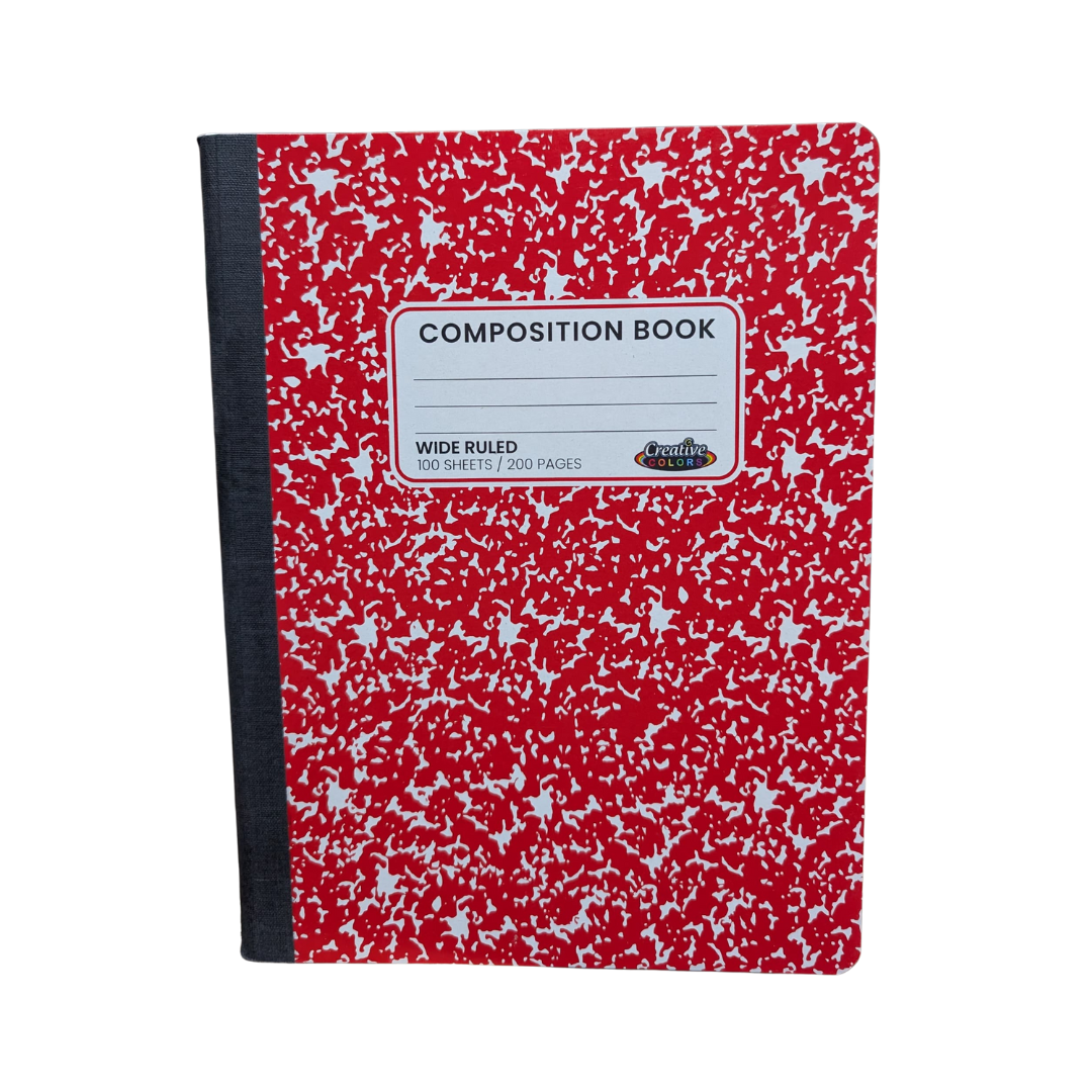 Wide Ruled Composition Books