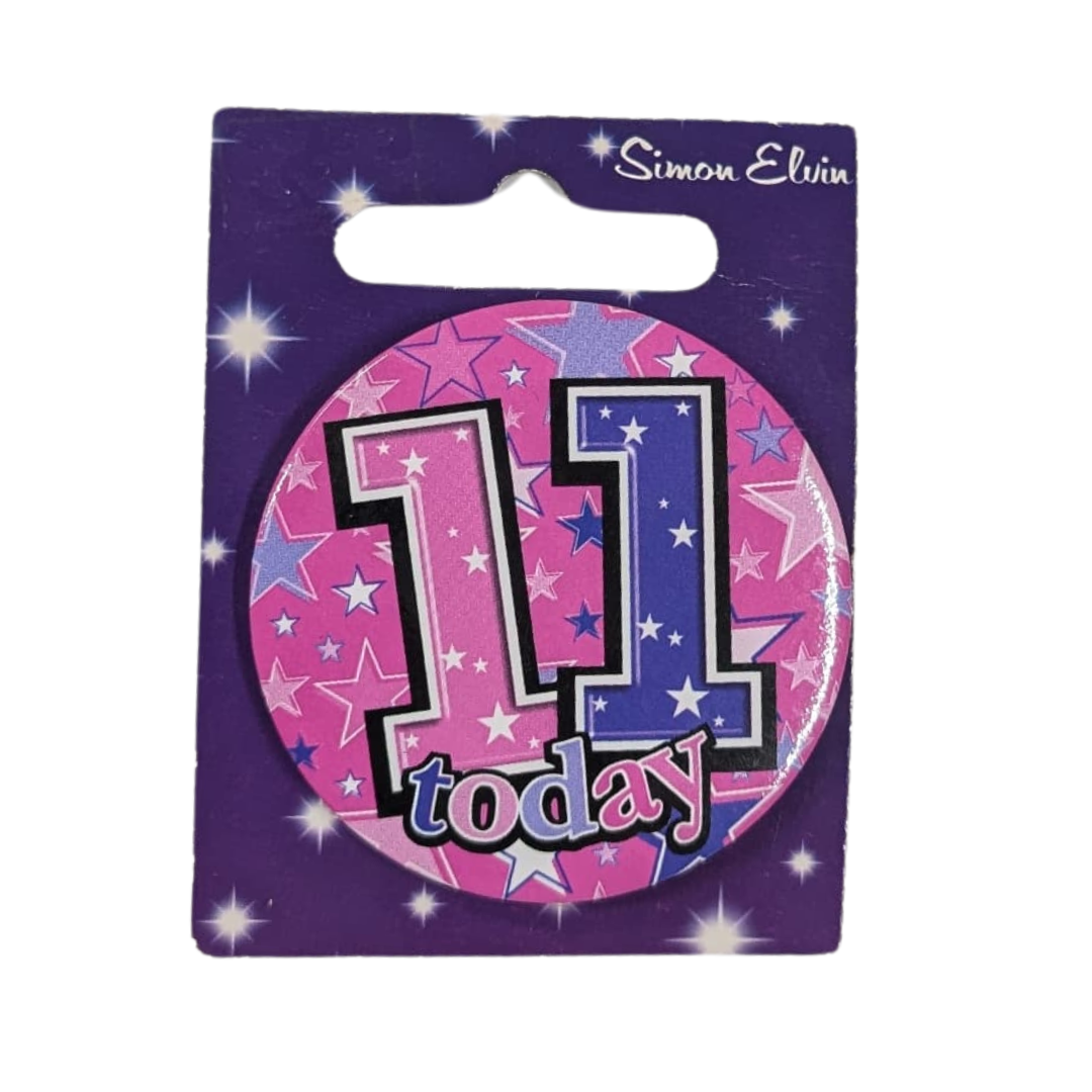 11th Birthday Badges