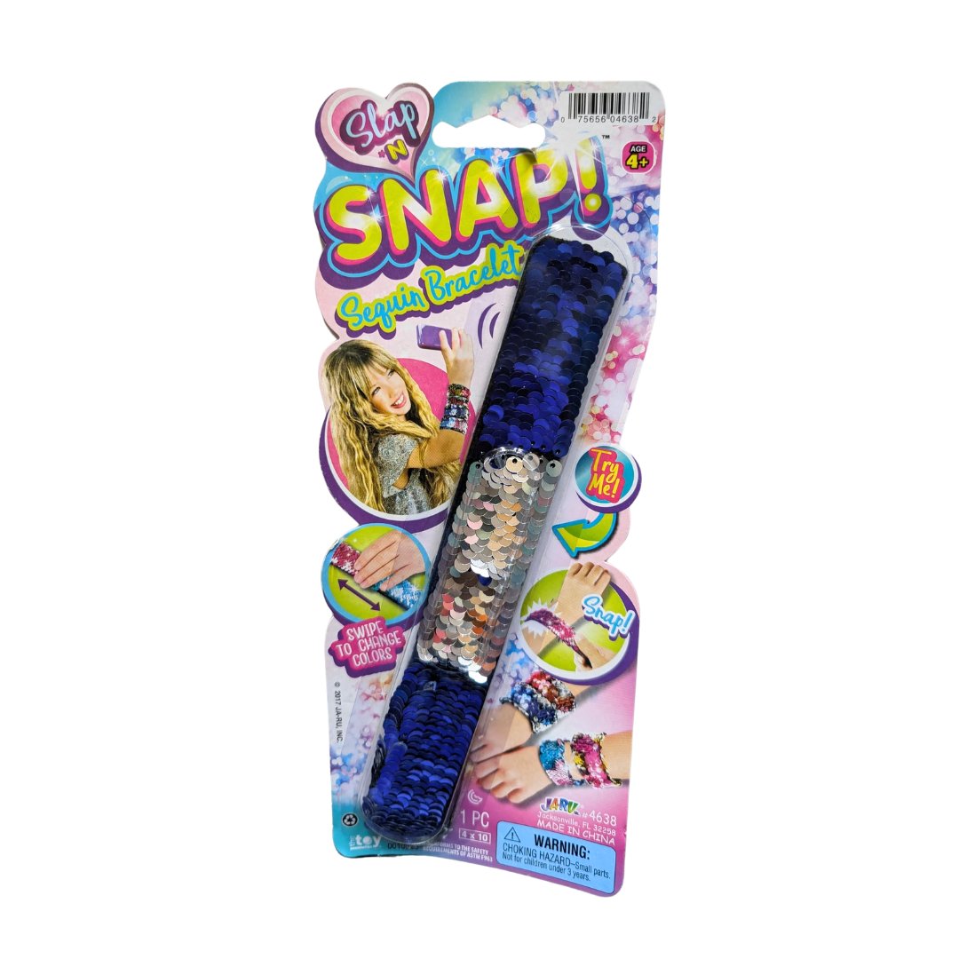 Slap n Snap Sequin Bracelets