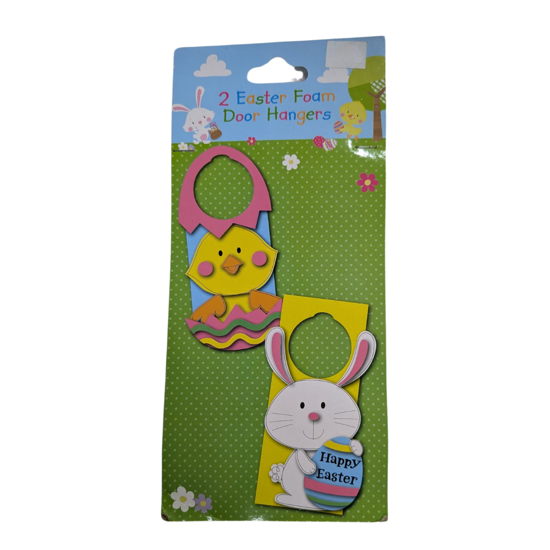 2 Easter Foam Door Hangers