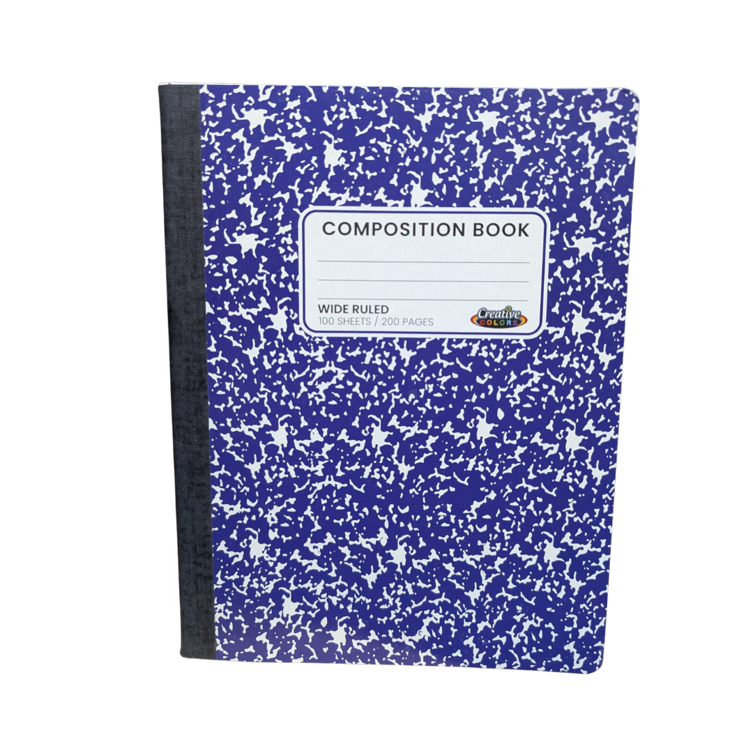 Wide Ruled Composition Books