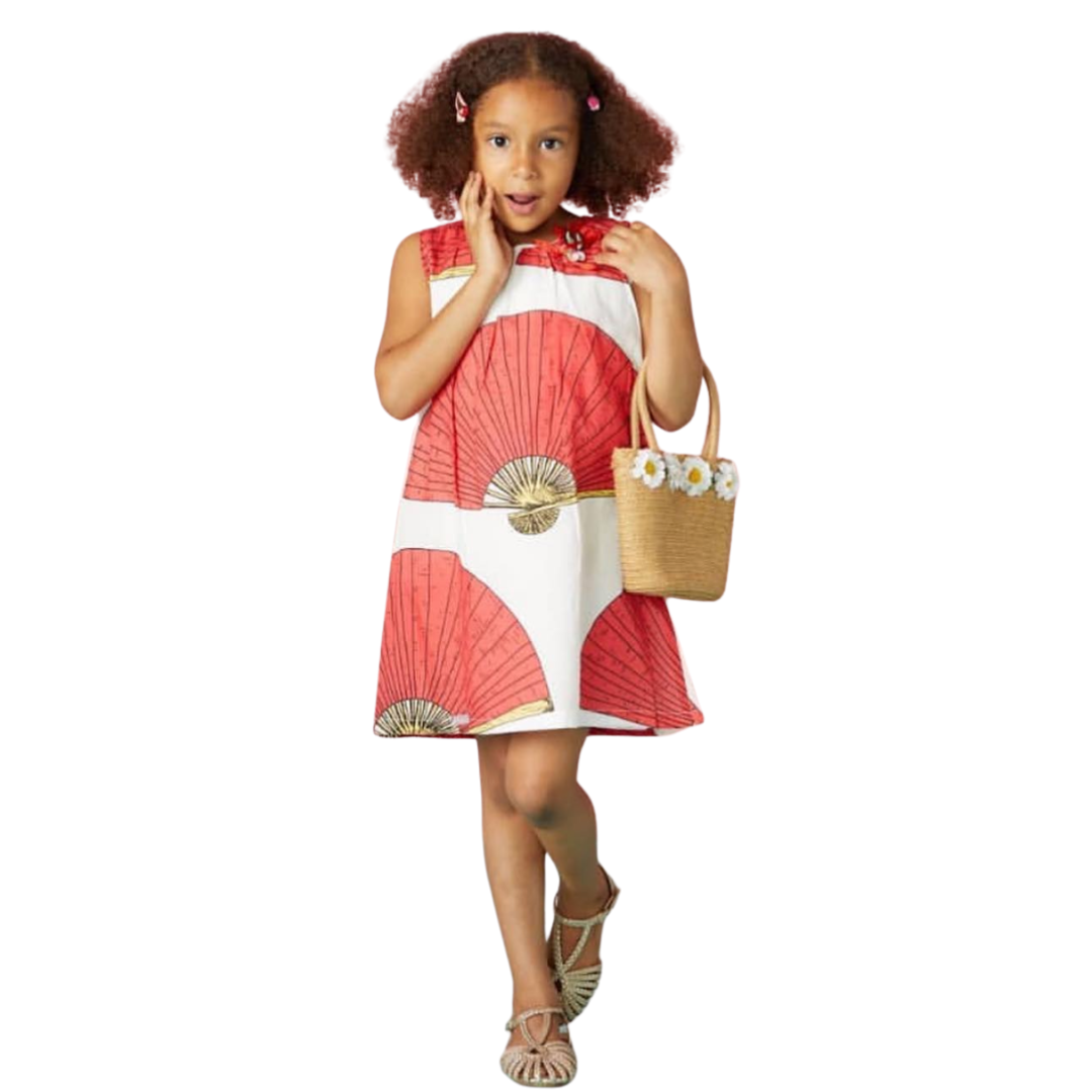 Monna Rosa Print Shift Dress TA22