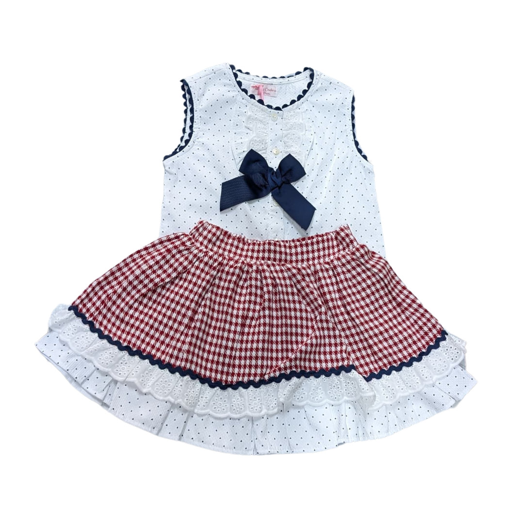 Newness Sailor Bow Top and Skirt MM84/MM85