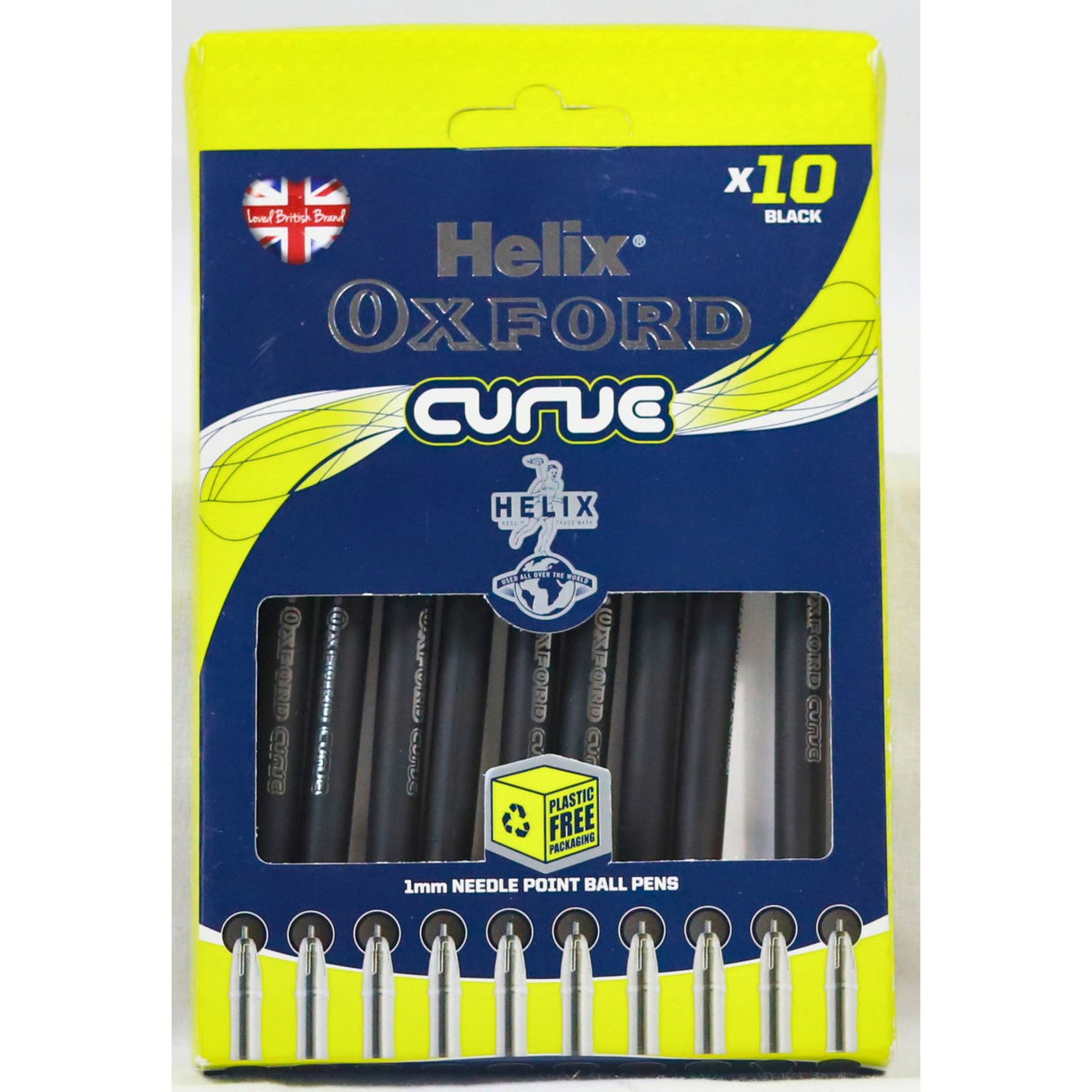 Helix Oxford Curve Ball Point Pens