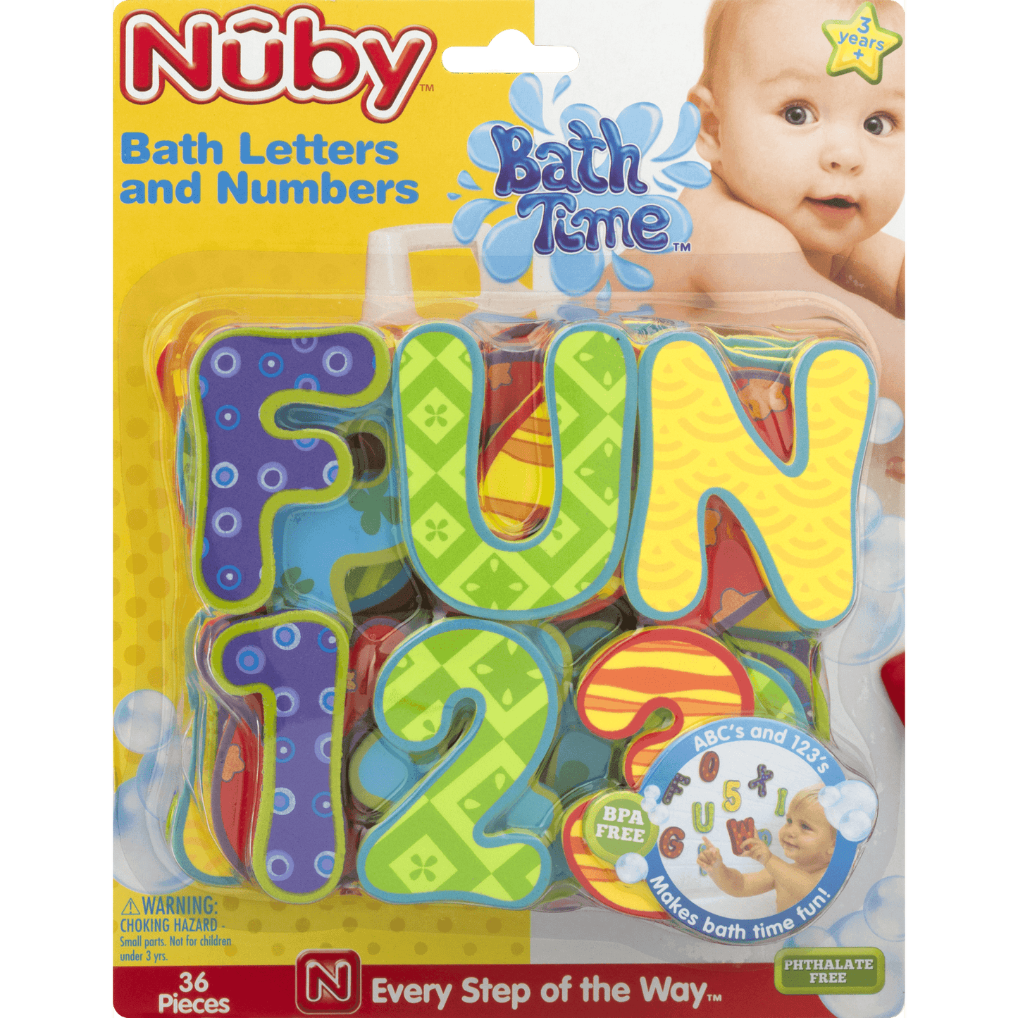 Nuby Bath Letters and Numbers