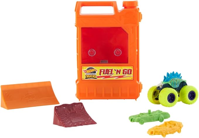 Hot Wheels Monster Trucks Fuel N' Go Playset
