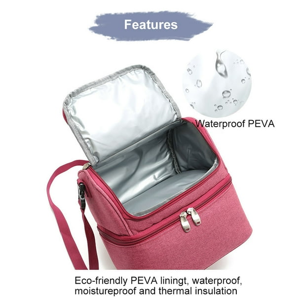 Sannea Double Decker 7L Insulated Lunch Bags