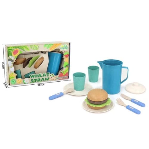 Burger Meal Playset - Kolinbaby Wheat Straw