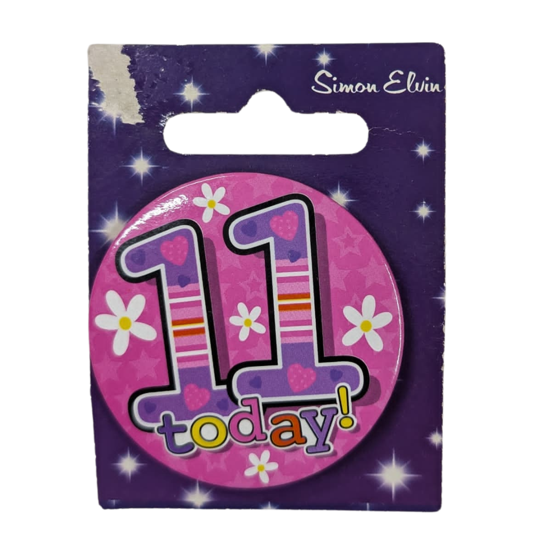11th Birthday Badges