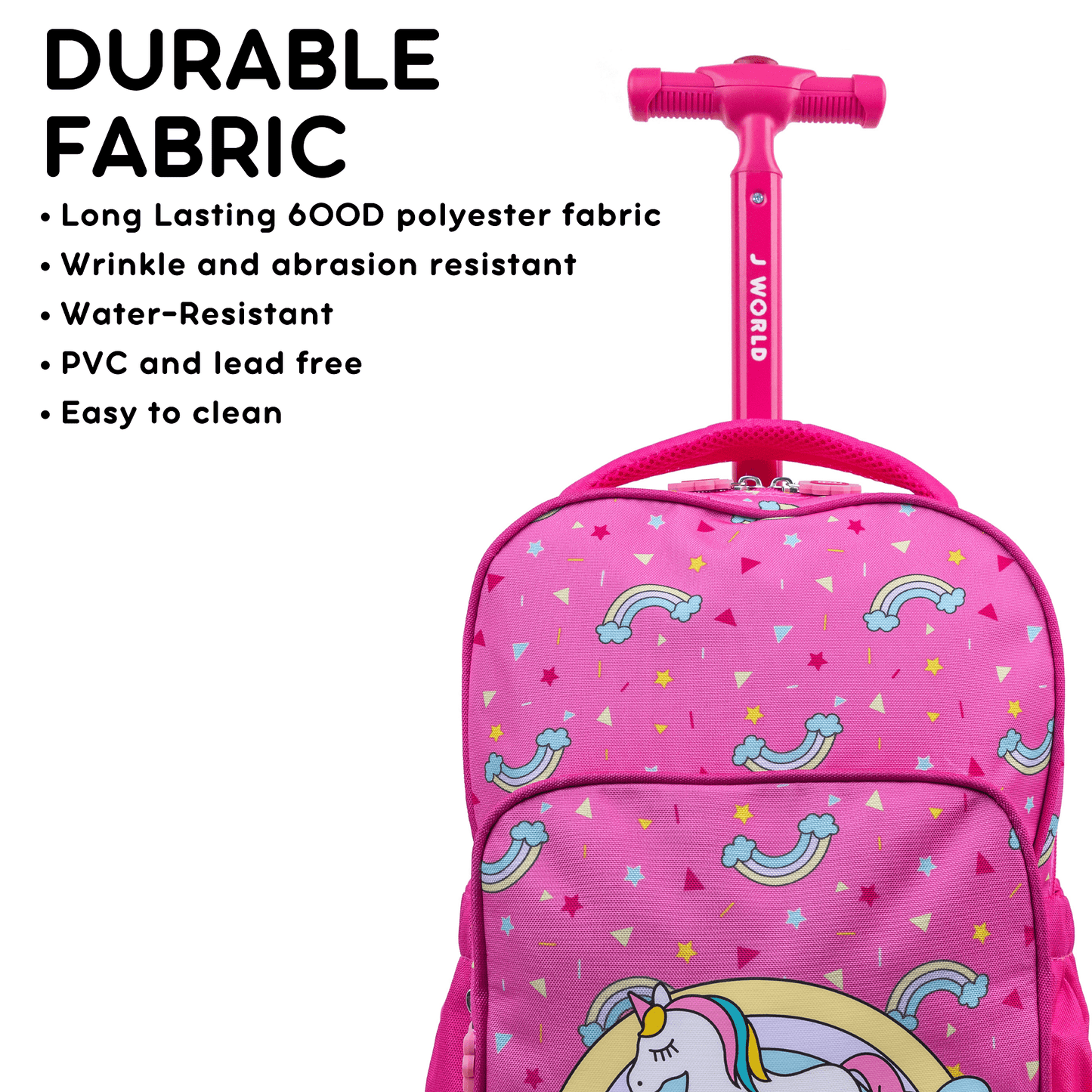 Jworld Sparkle 15" Rolling Backpack
