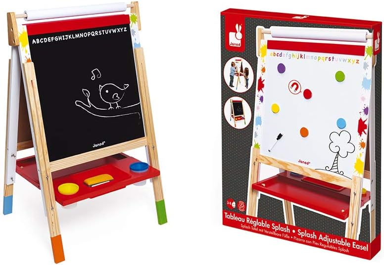 Janod Kids Wooden Double Sided Easel