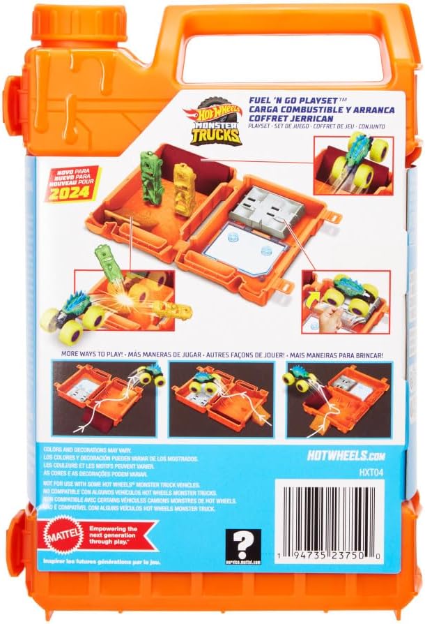 Hot Wheels Monster Trucks Fuel N' Go Playset