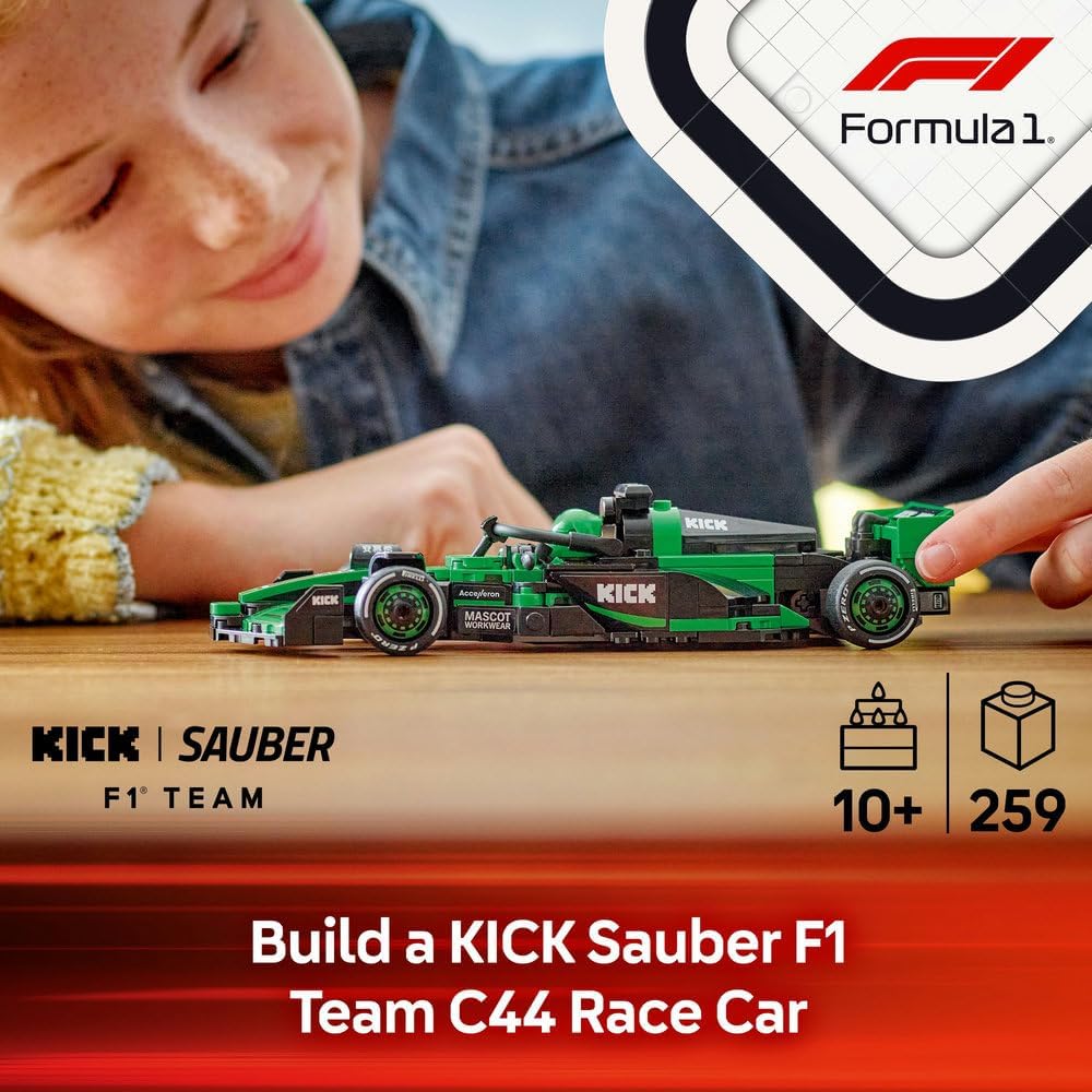 LEGO Speed Champions KICK Sauber F1 Team C44 Race Car