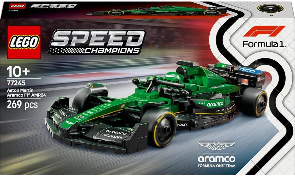 LEGO Speed Champions Aston Martin Aramco F1 AMR24 Race Car