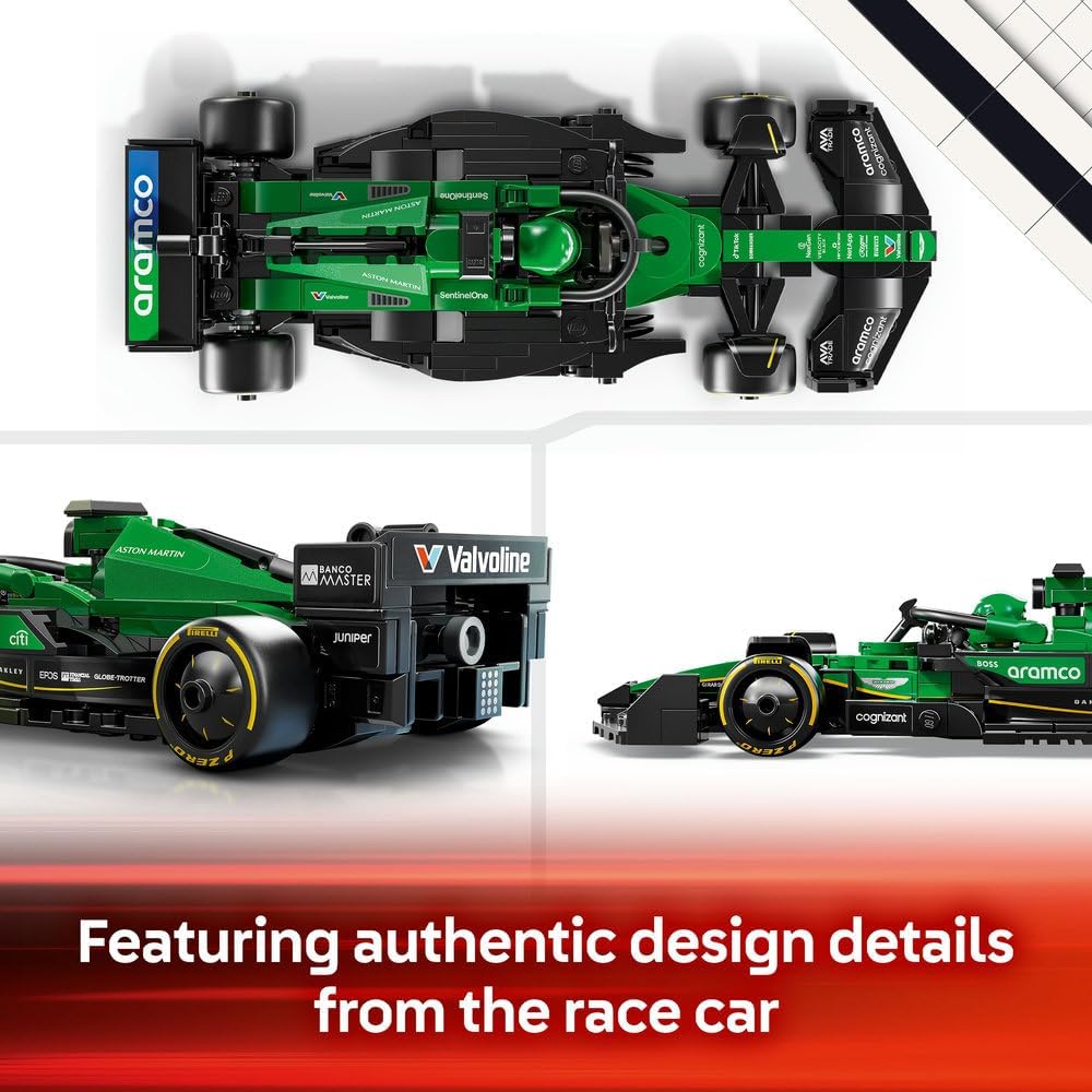 LEGO Speed Champions Aston Martin Aramco F1 AMR24 Race Car