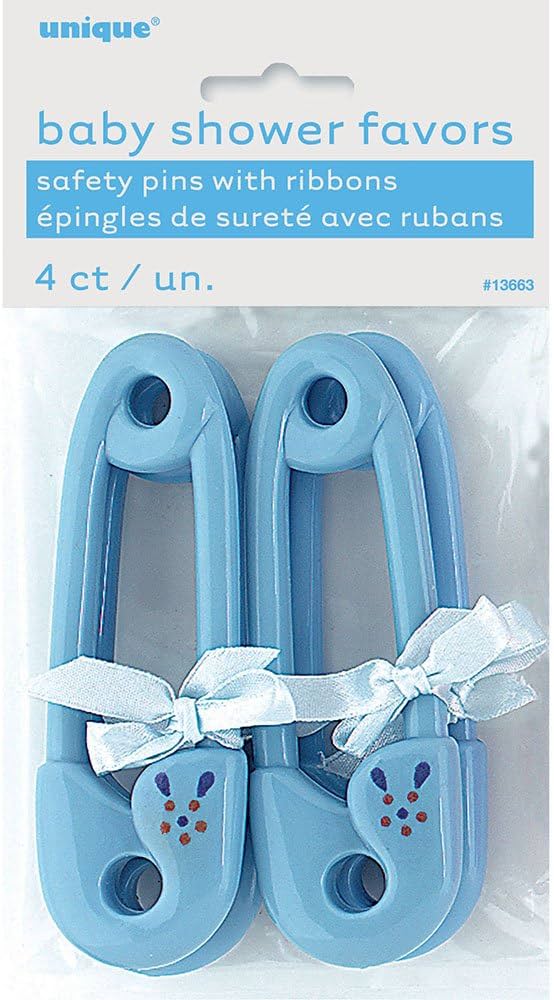 Safety Pin with Ribbon