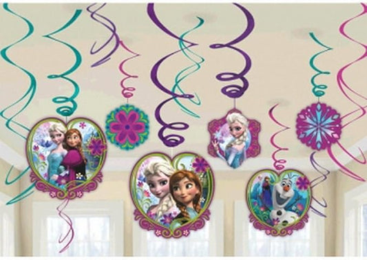 Frozen Swirl Decorations