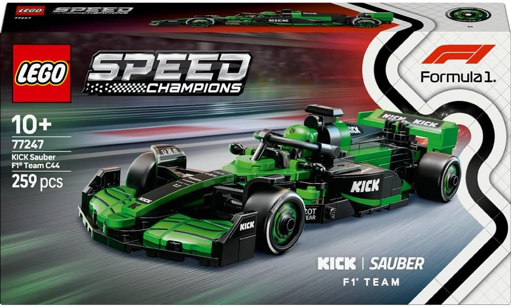LEGO Speed Champions KICK Sauber F1 Team C44 Race Car