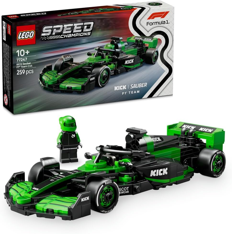LEGO Speed Champions KICK Sauber F1 Team C44 Race Car