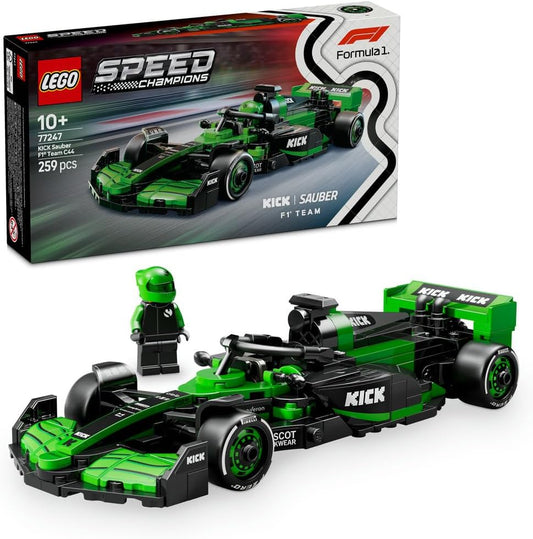 LEGO Speed Champions KICK Sauber F1 Team C44 Race Car