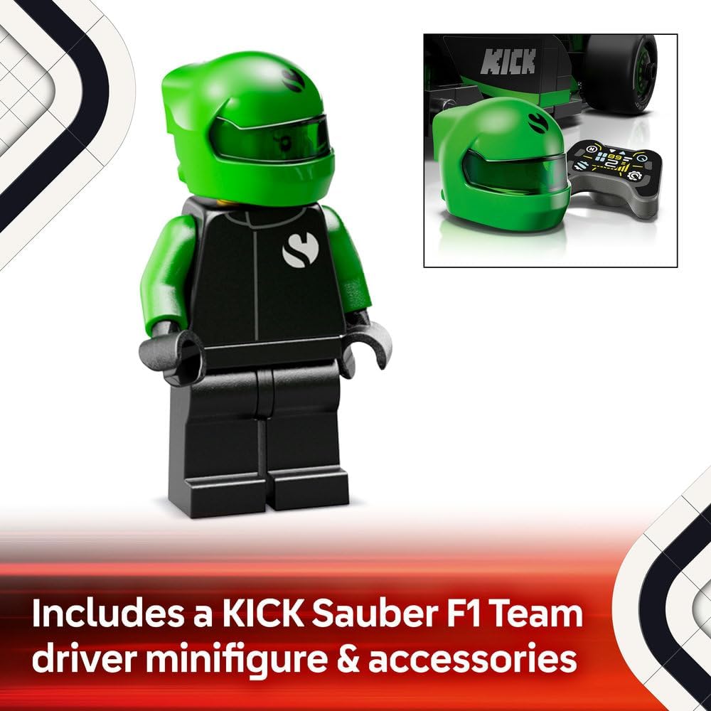 LEGO Speed Champions KICK Sauber F1 Team C44 Race Car