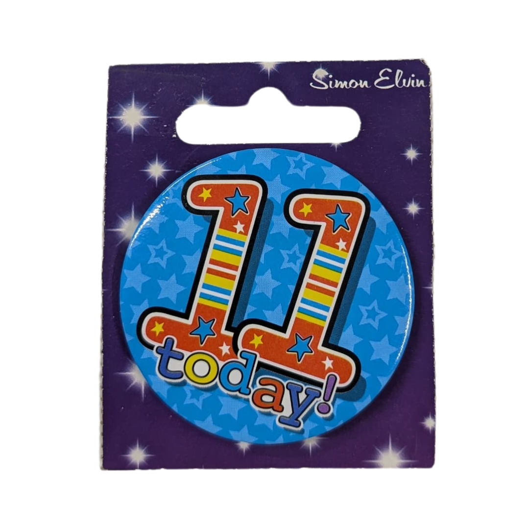 11th Birthday Badges
