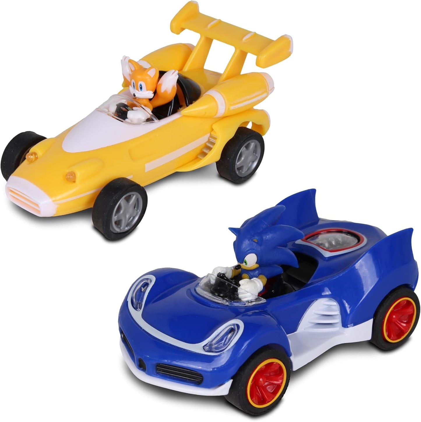 Sonic and Tails All Stars Racing Transformed Pull Back Racers