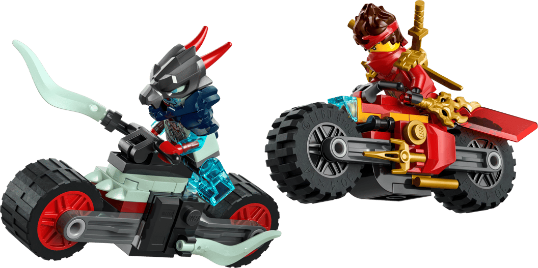 LEGO NINJAGO Kai's Motorcycle Speed Race