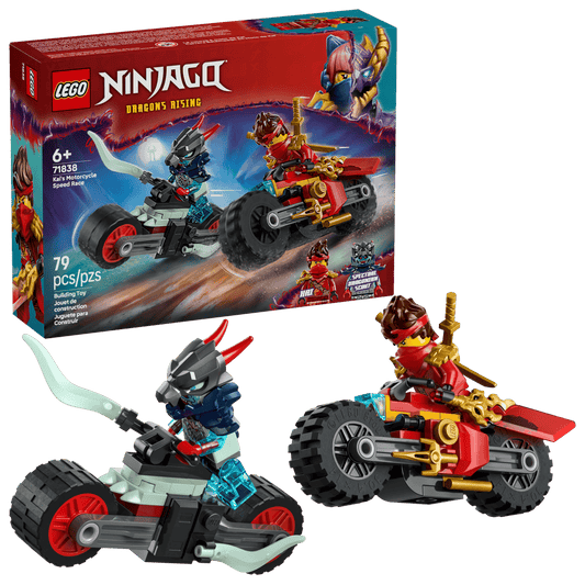 LEGO NINJAGO Kai's Motorcycle Speed Race