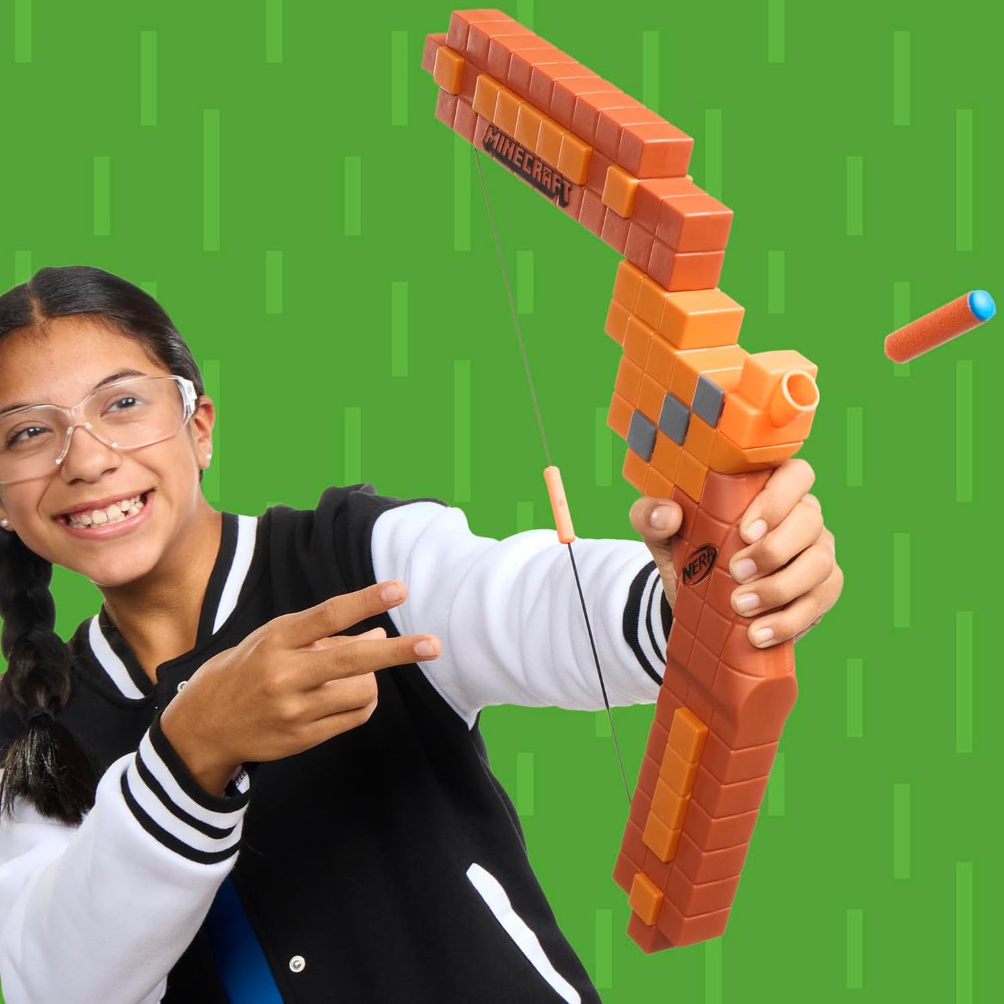 NERF Minecraft Dart-Firing Bow Blaster