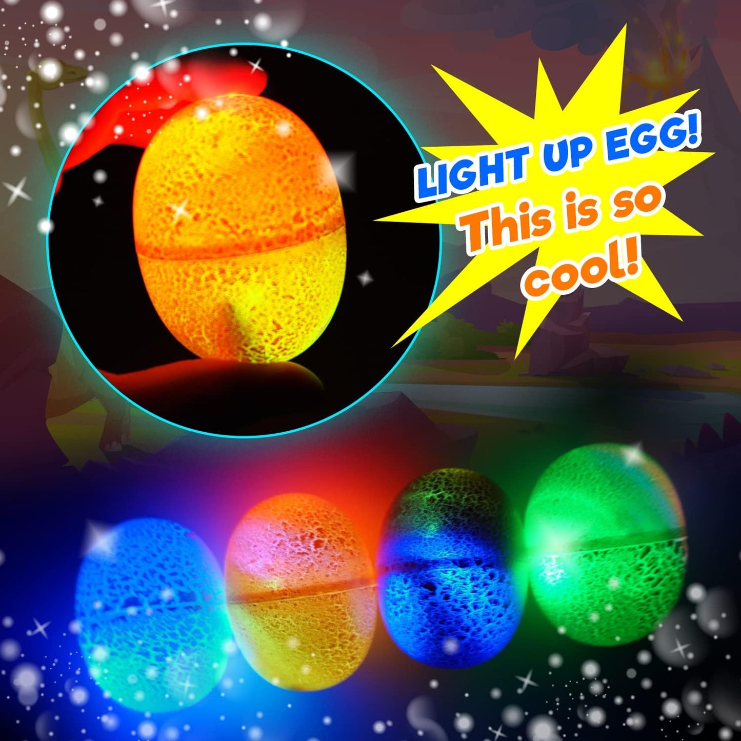 Dino World Light Up Egg
