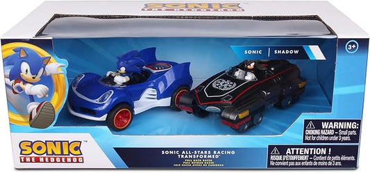Sonic and Shadow All Stars Racing Transformed Pull Back Racers
