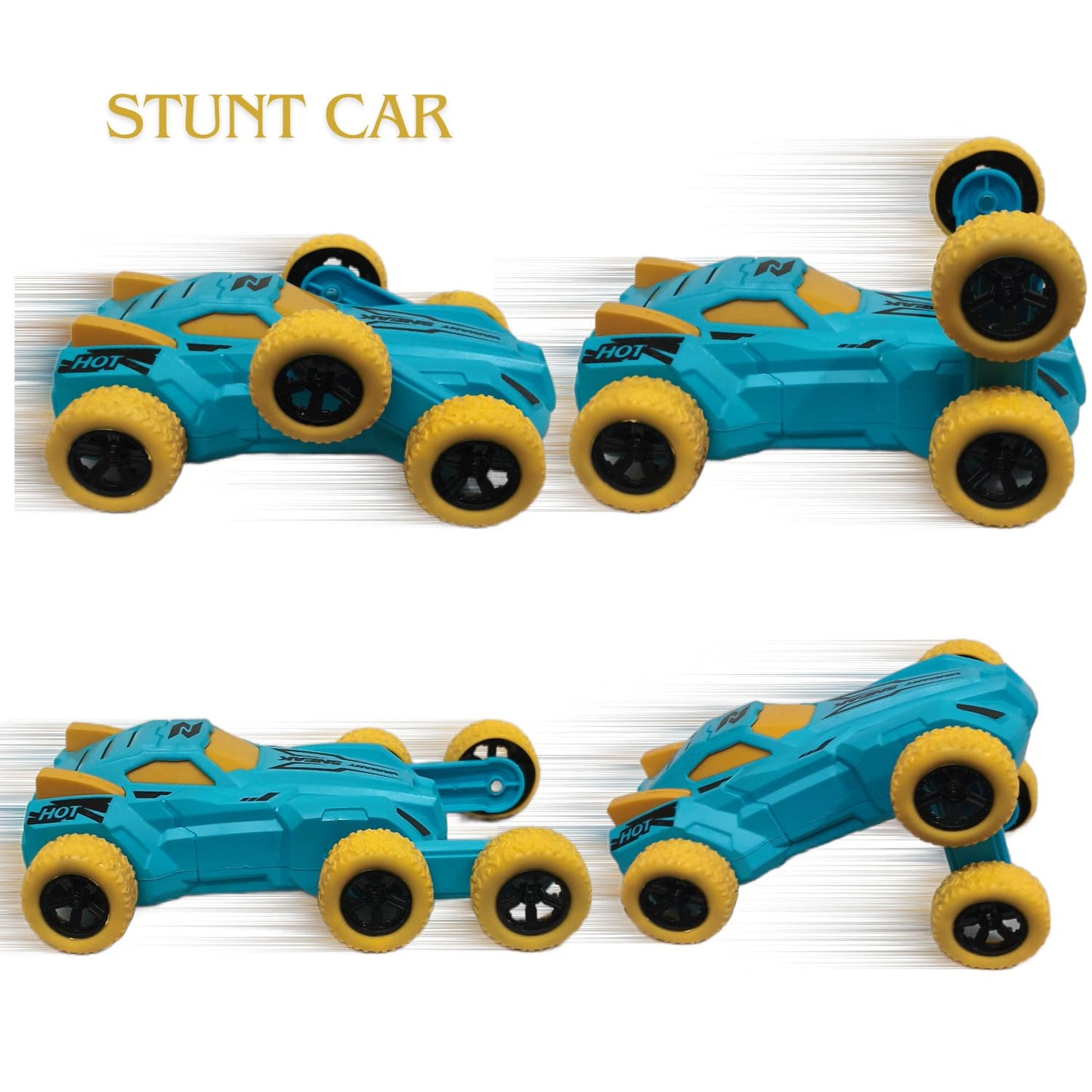 Friction Powered Stunt Cars