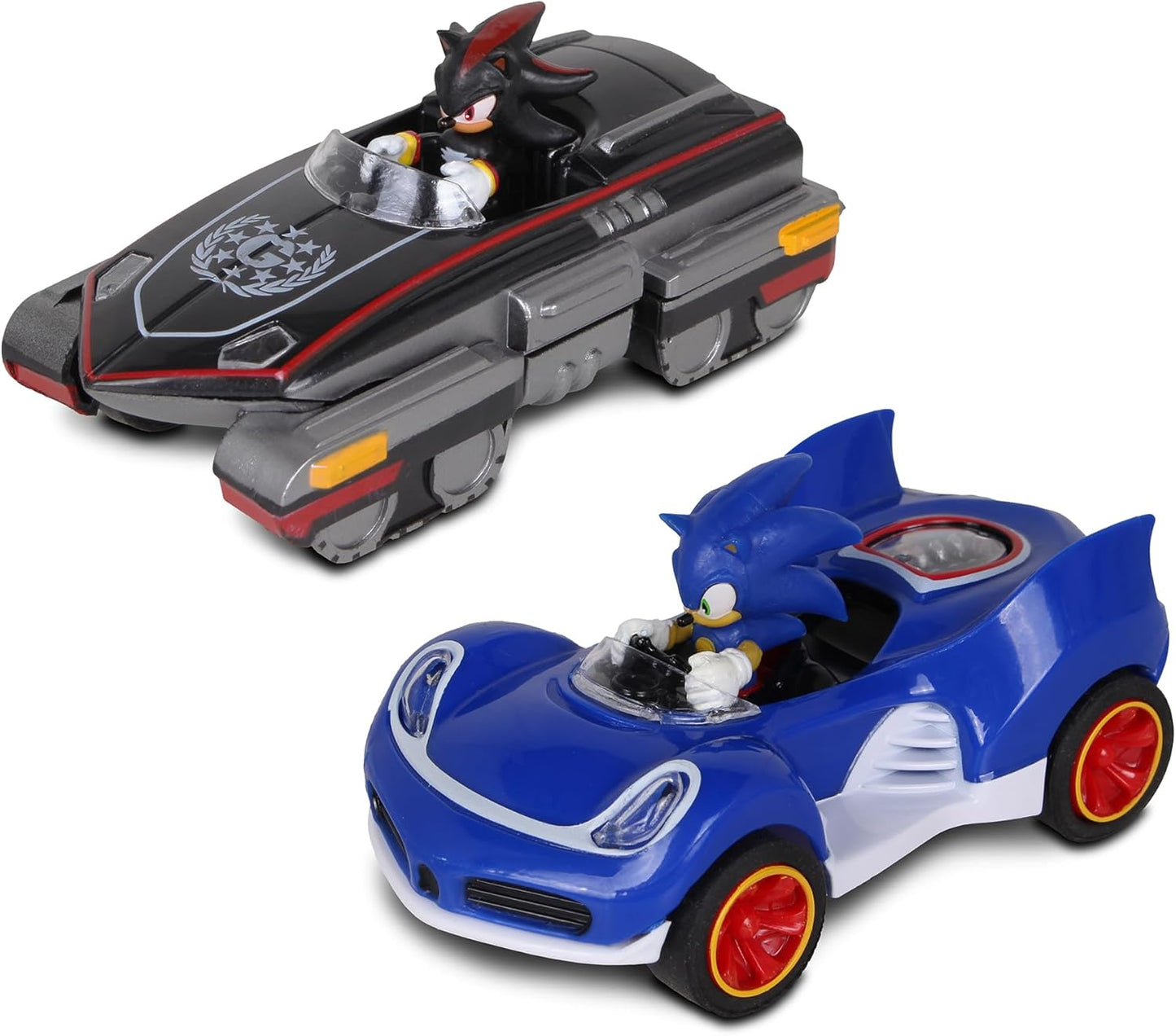 Sonic and Shadow All Stars Racing Transformed Pull Back Racers