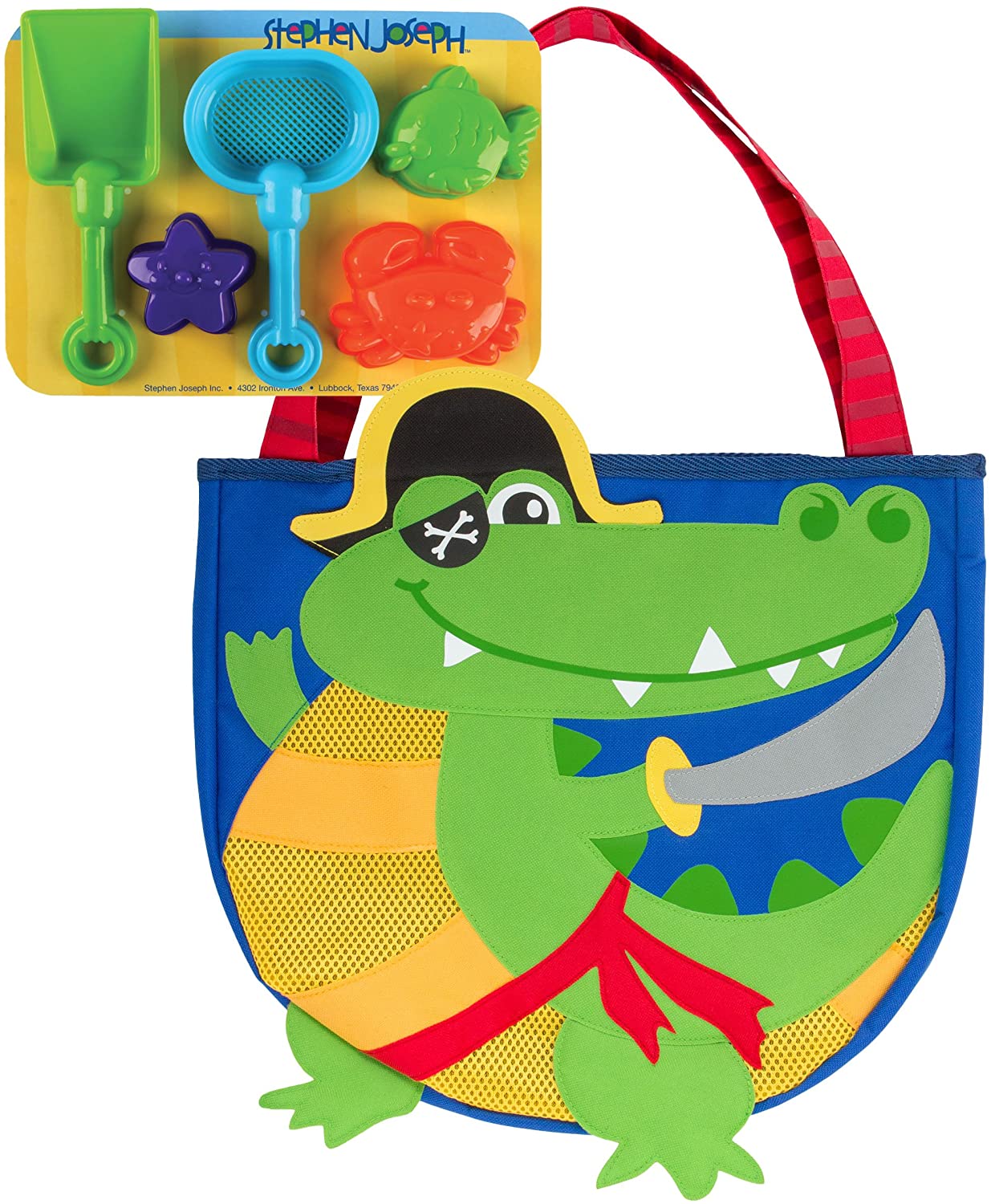 Stephen Joseph Beach Totes with Sand Toy Set